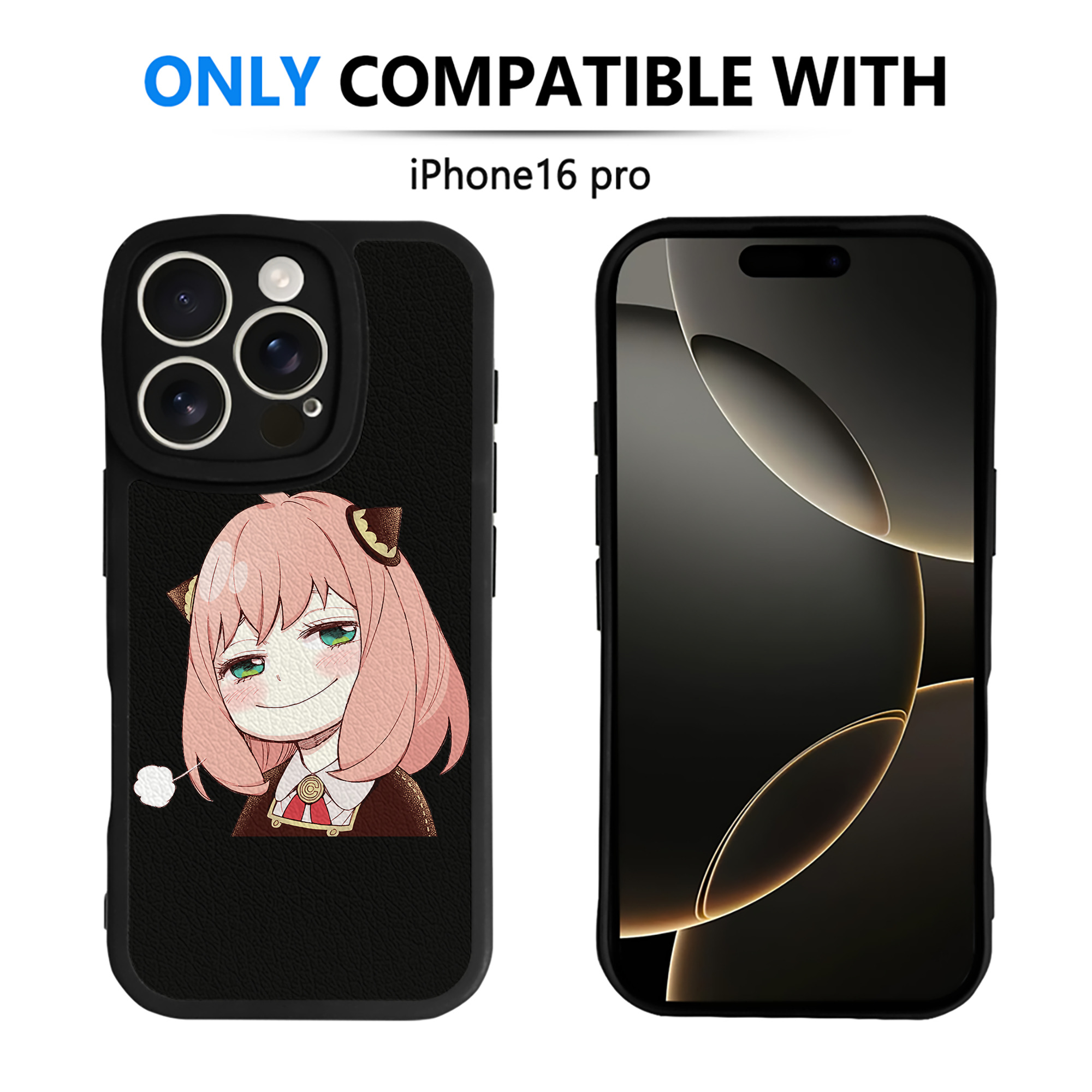 （画像用） SPY×FAMILY间谍家家酒 【iPhone 16シリーズ対応】シリコンスマホケース（レザー調） 材質：シリコン